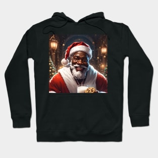 Santa Loves Milk And Cookies A Treat For Father Christmas Hoodie